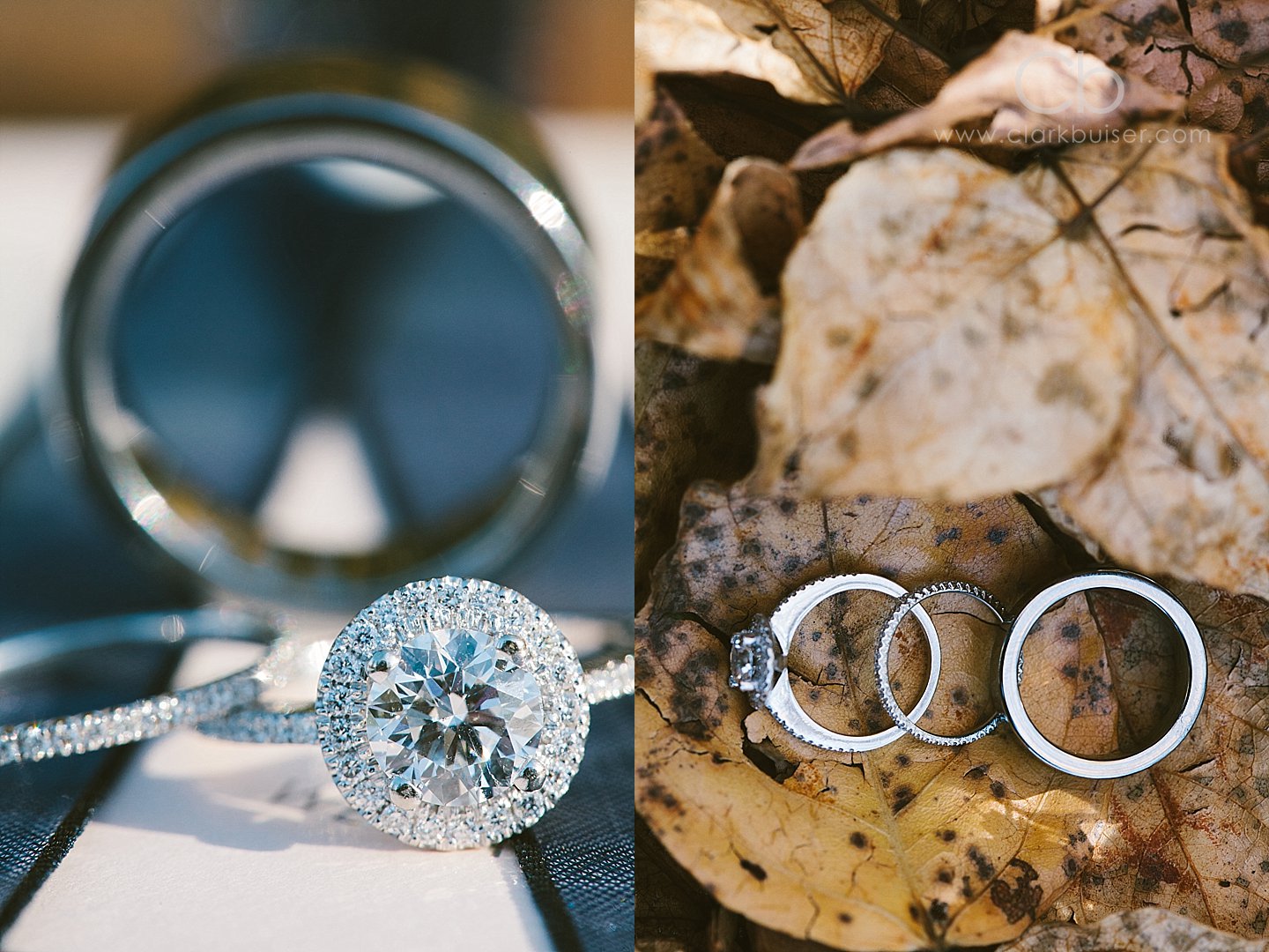 Ring shot with leaves